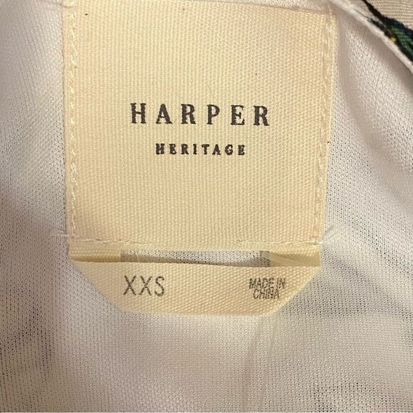 Harper Heritage NWT Mini Wrap Style Dress Womens Size XXS Floral Short Sleeve - Picture 4 of 8